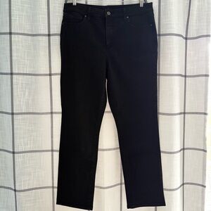 St. John's Bay Women's Straight Leg Black Jeans